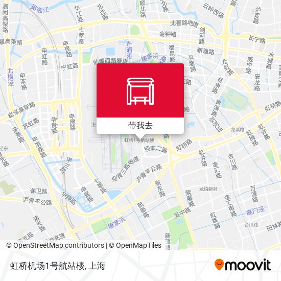 虹桥机场1号航站楼地图