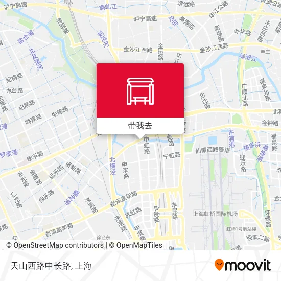 天山西路申长路地图