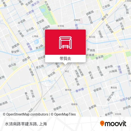 水清南路莘建东路地图