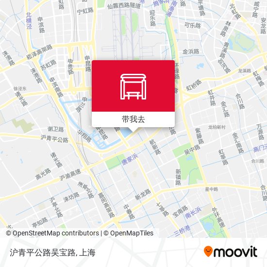 沪青平公路吴宝路地图