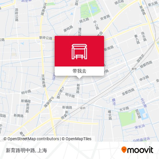 新育路明中路地图