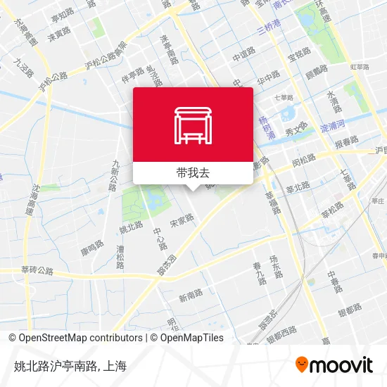 姚北路沪亭南路地图