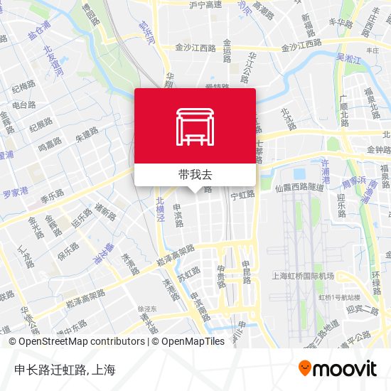 申长路迁虹路地图
