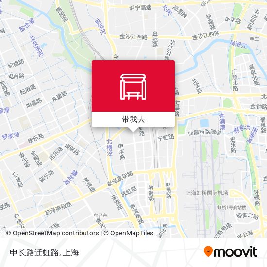 申长路迁虹路地图