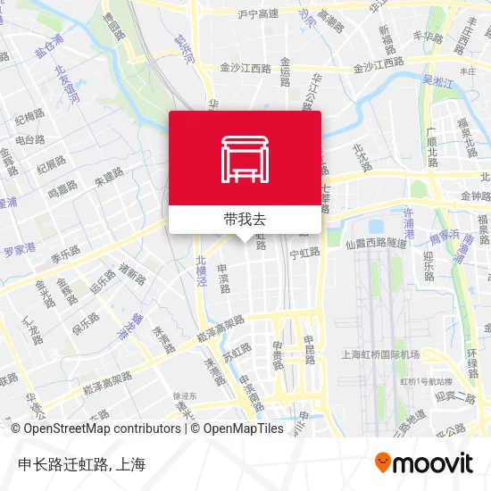 申长路迁虹路地图
