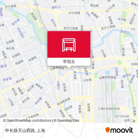 申长路天山西路地图
