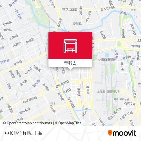 申长路淮虹路地图