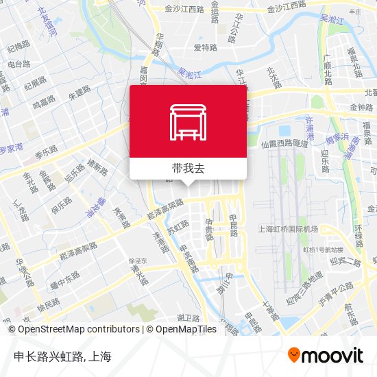 申长路兴虹路地图