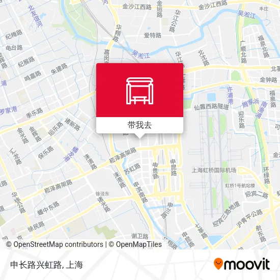 申长路兴虹路地图