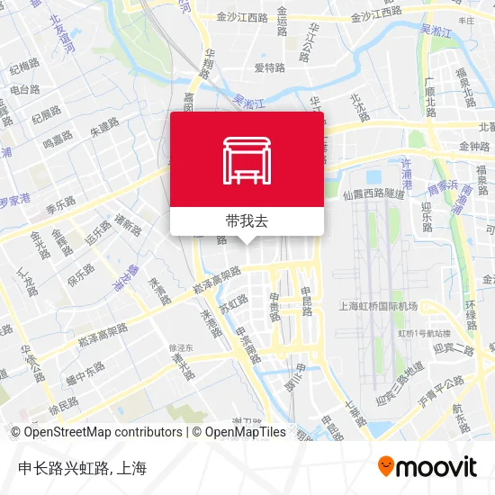 申长路兴虹路地图