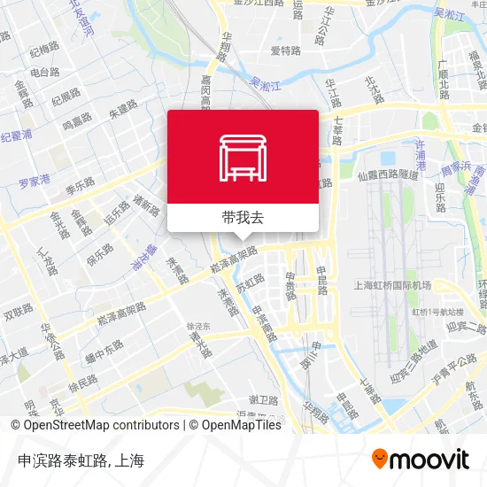 申滨路泰虹路地图