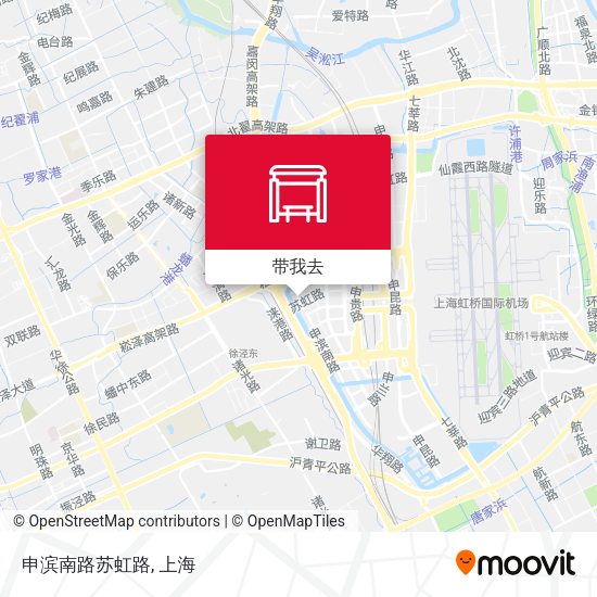 申滨南路苏虹路地图