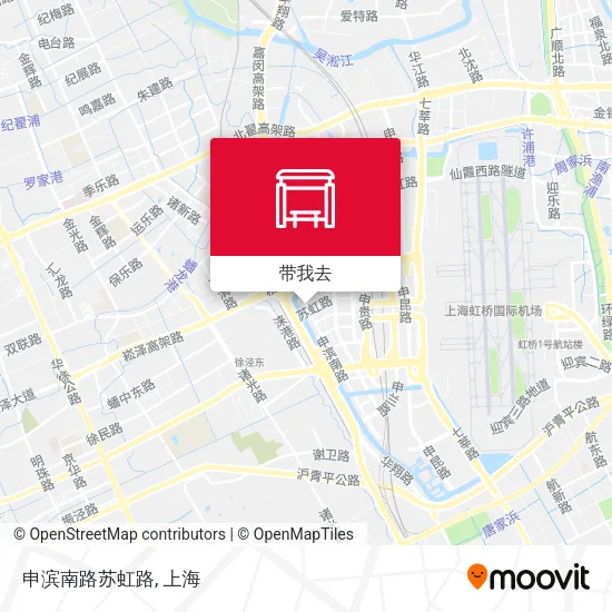 申滨南路苏虹路地图