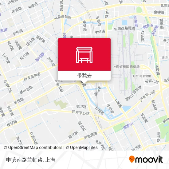 申滨南路兰虹路地图