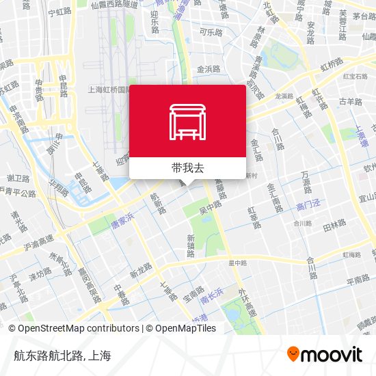 航东路航北路地图