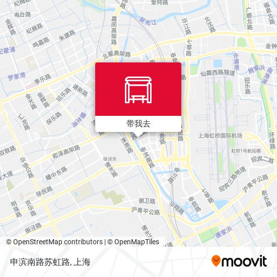 申滨南路苏虹路地图