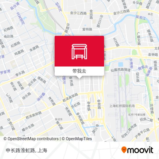 申长路淮虹路地图