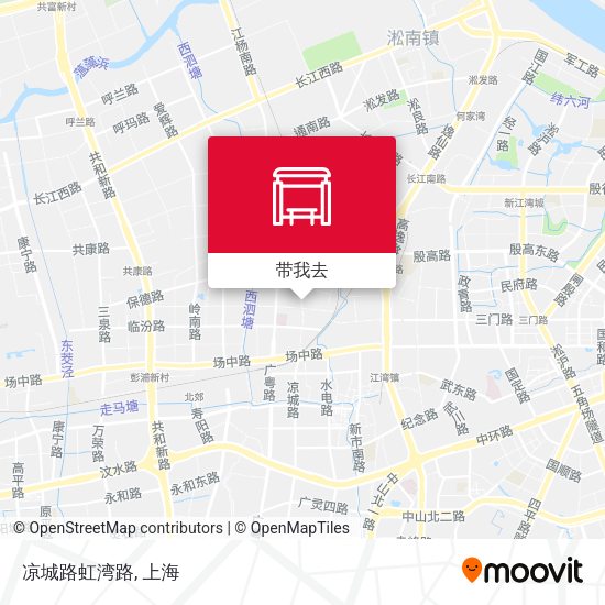 凉城路虹湾路地图