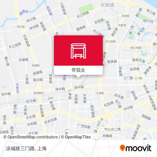 凉城路三门路地图