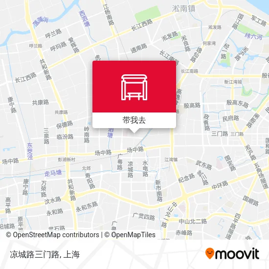 凉城路三门路地图