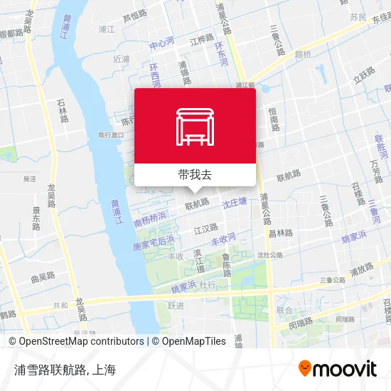 浦雪路联航路地图