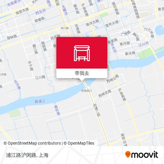 浦江路沪闵路地图