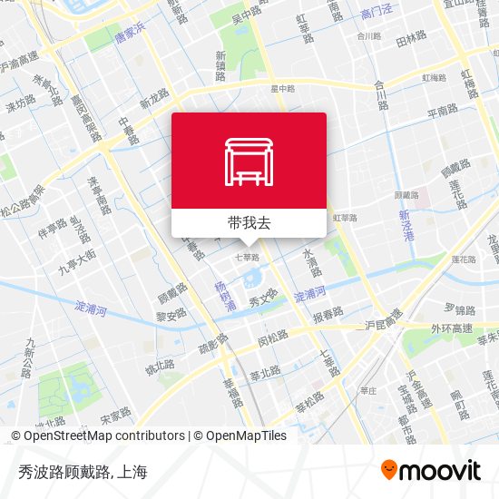 秀波路顾戴路地图