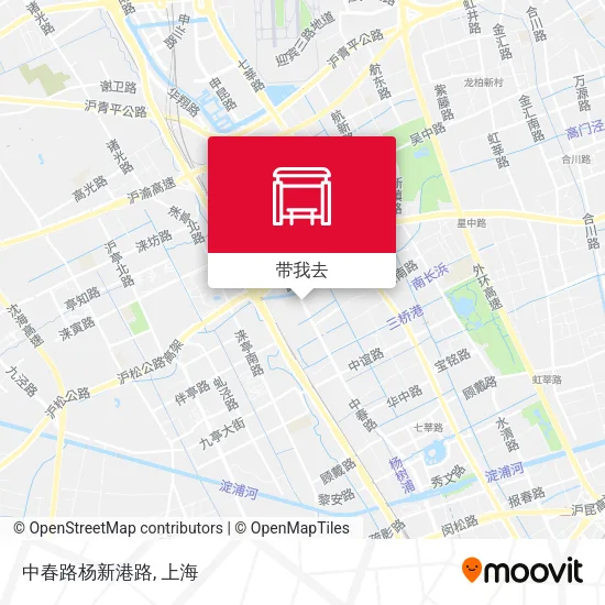 中春路杨新港路地图