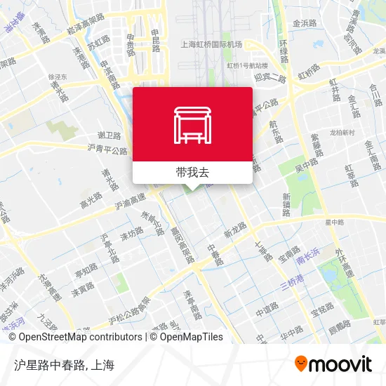 沪星路中春路地图