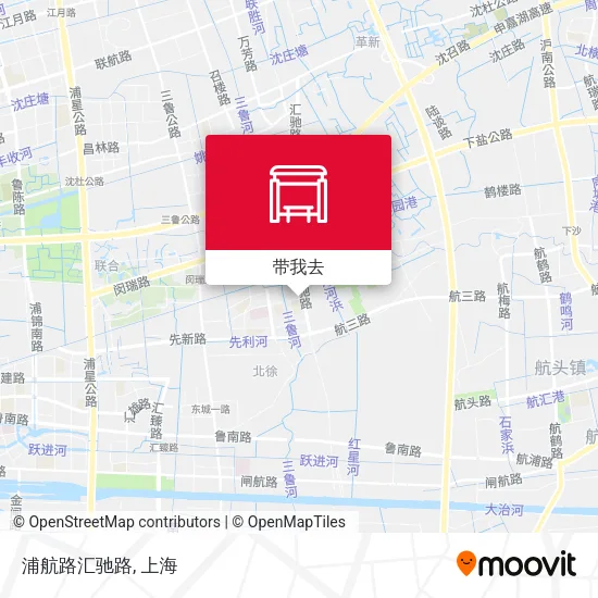 浦航路汇驰路地图