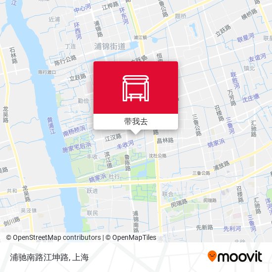 浦驰南路江坤路地图