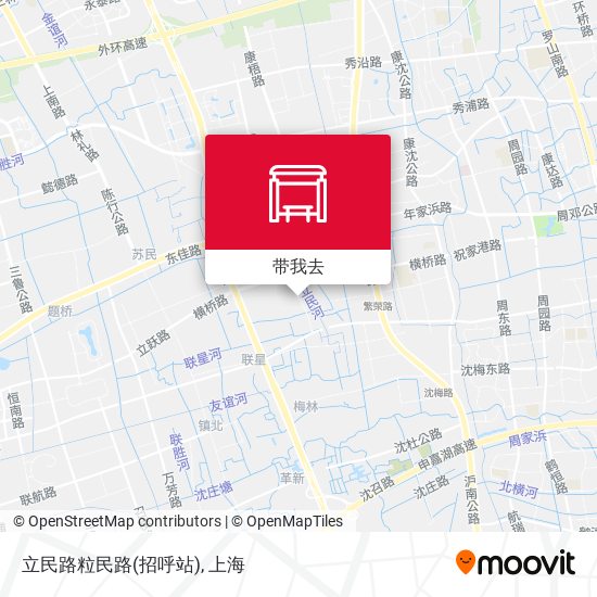 立民路粒民路(招呼站)地图