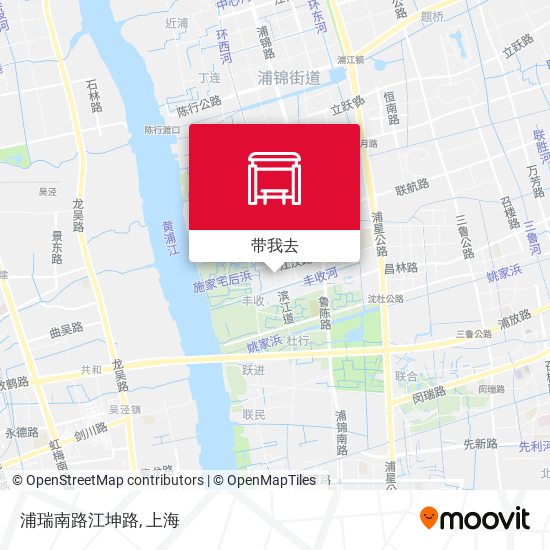 浦瑞南路江坤路地图