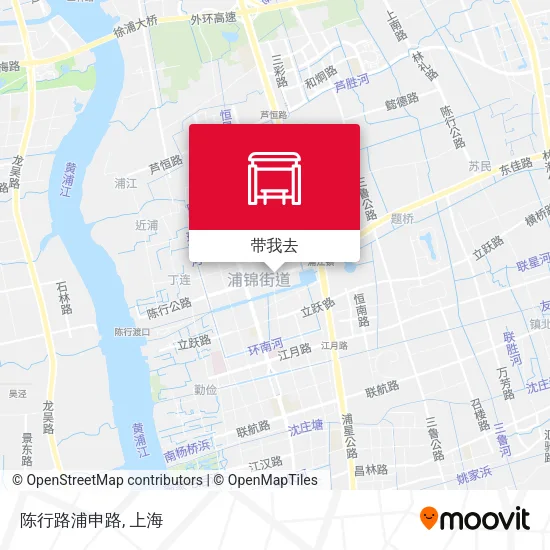 陈行路浦申路地图