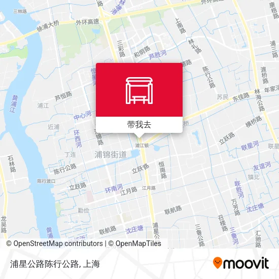 浦星公路陈行公路地图