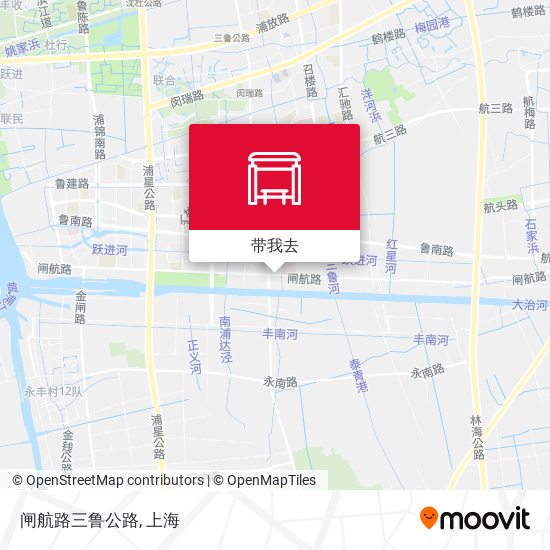 闸航路三鲁公路地图