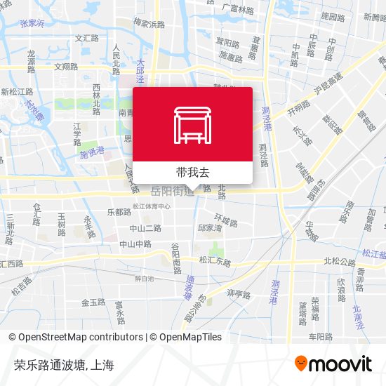 荣乐路通波塘地图