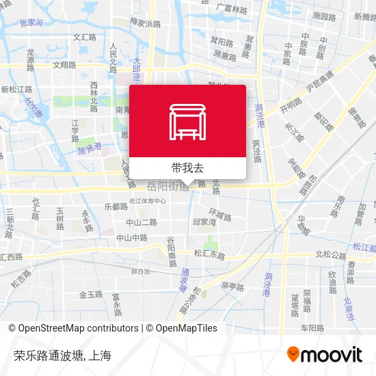 荣乐路通波塘地图