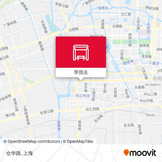 仓华路地图