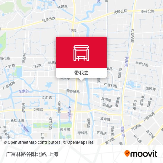 广富林路谷阳北路地图