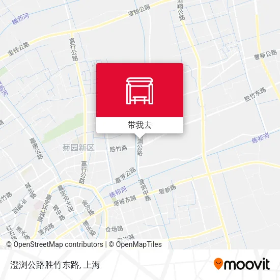 澄浏公路胜竹东路地图
