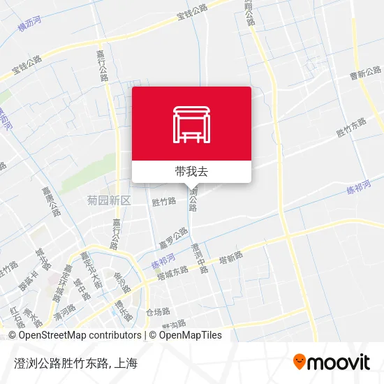 澄浏公路胜竹东路地图