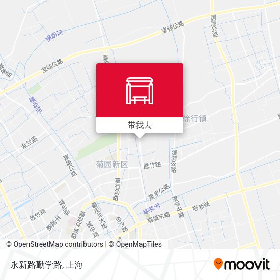 永新路勤学路地图
