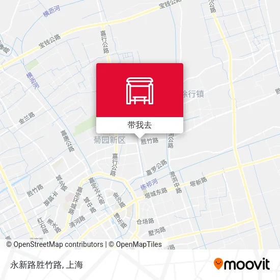 永新路胜竹路地图