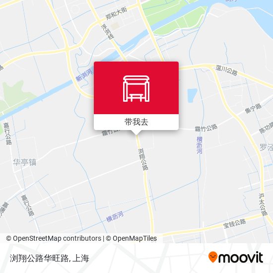 浏翔公路华旺路地图