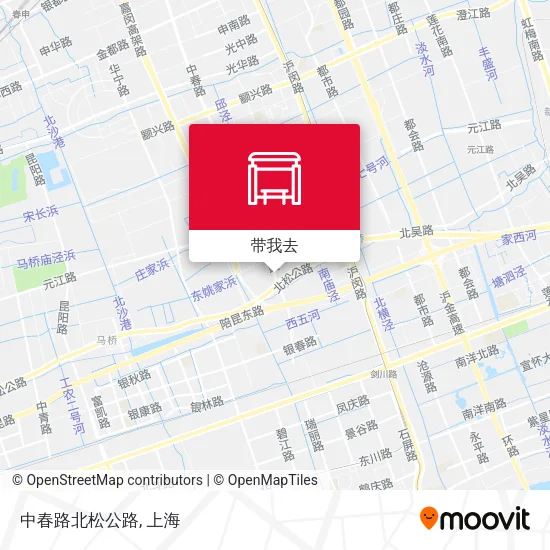中春路北松公路地图