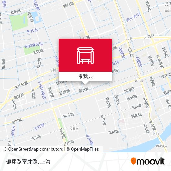 银康路富才路地图