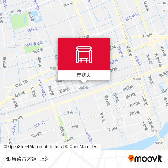 银康路富才路地图