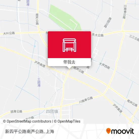 新四平公路南芦公路地图