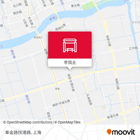 奉金路扶港路地图
